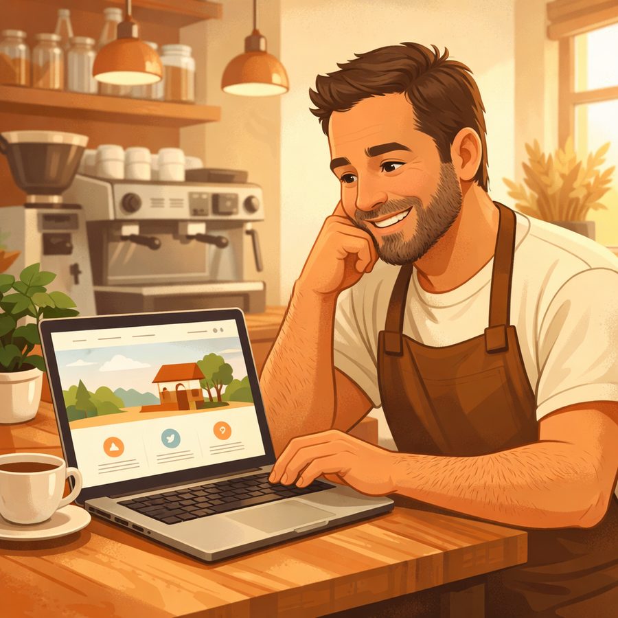 Your website, ready for customers
